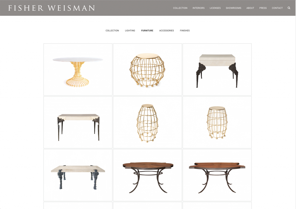 Fisher Weisman Collection – Furniture