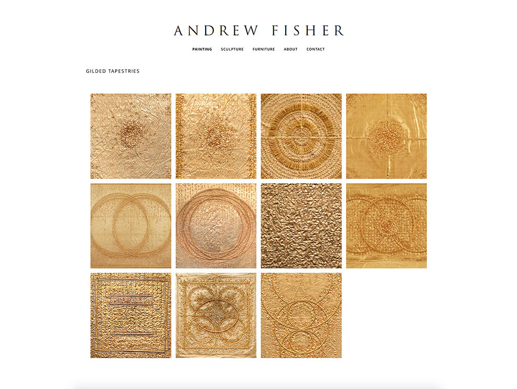 Andrew  Fisher Gilded Tapestries